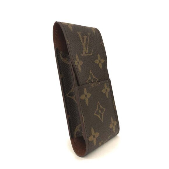 Authentic Louis Vuitton Monogram Cigarette Tobacco Case Brown LUX40-101125 - Picture 3 of 8